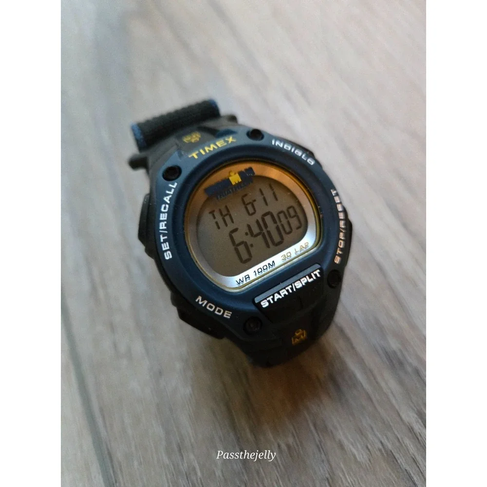 Timex Ironman Watch Mens T5K413 FastWrap Digital Chronograph Alarm 30-Lap WR100M